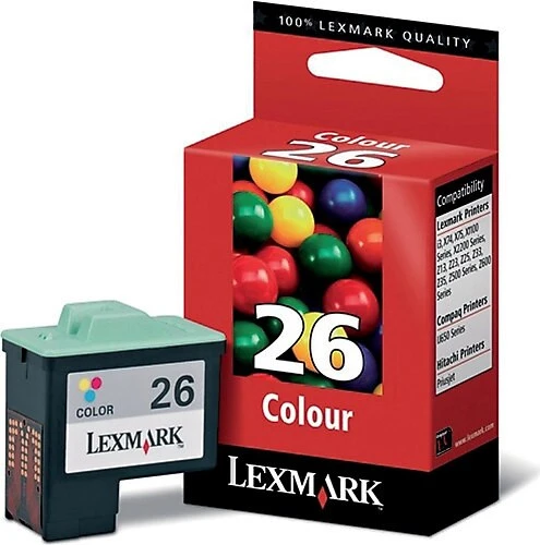 Lexmark 26 10N0026E Renkli Kartuş