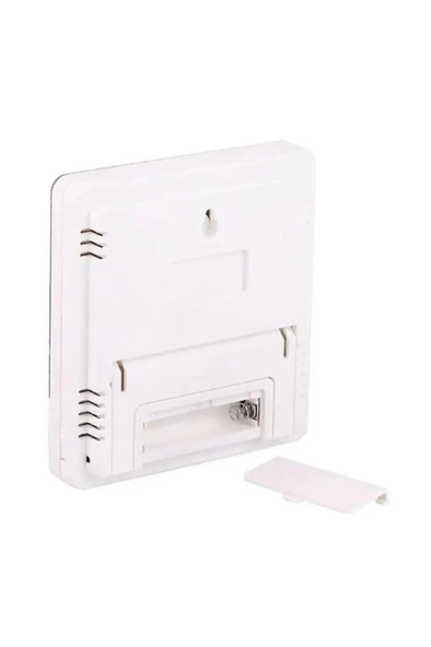 Dijital oda Termometresi Sıcaklık Ve Nem Ölçer Masa Saati Alarm - 4