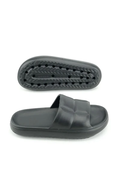 Kareli Yumuşak Tabanlı Unisex Slide Bahçe Plaj Havuz Deniz Yazlık Günlük Terlik - Resim 2