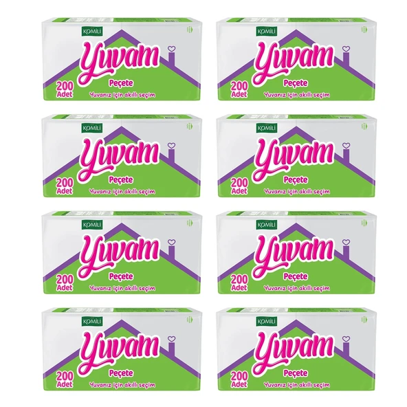 Komili Yuvam Peçete 200 lü x 8 Adet - 2
