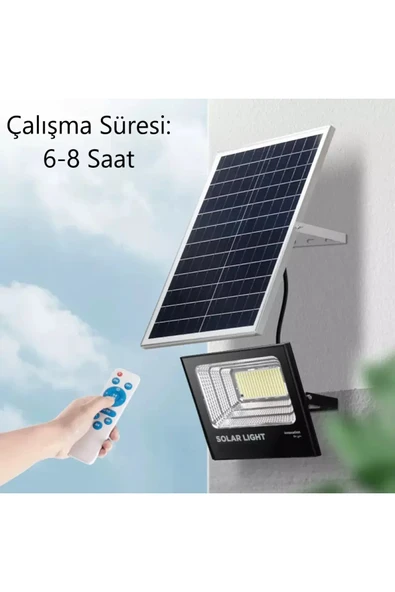 Cata CT-4648 100W Kumandalı Güneş Enerjili Solar Led Projektör Beyaz Işık (6500K) - 3