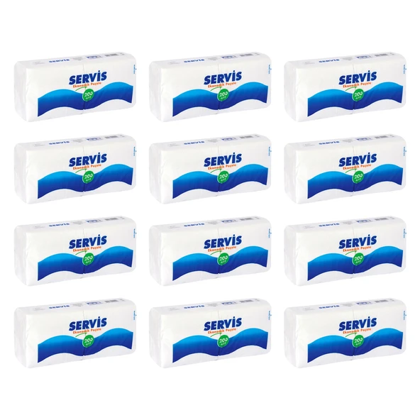 Servis Peçete 200 lü Ekonomik x 12 Adet - 2