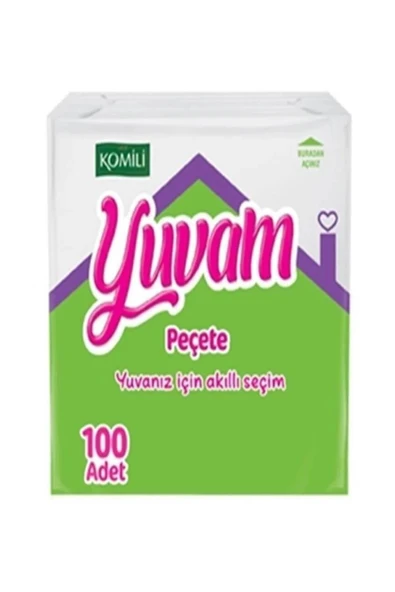 Komili Yuvam Peçete 100'lü x 12 Adet - 2