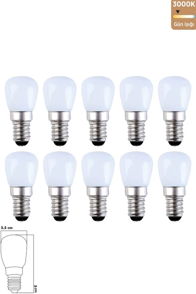 Opal Cam 2 W 3000K E14 LED Ampul 10'lu ERD-290