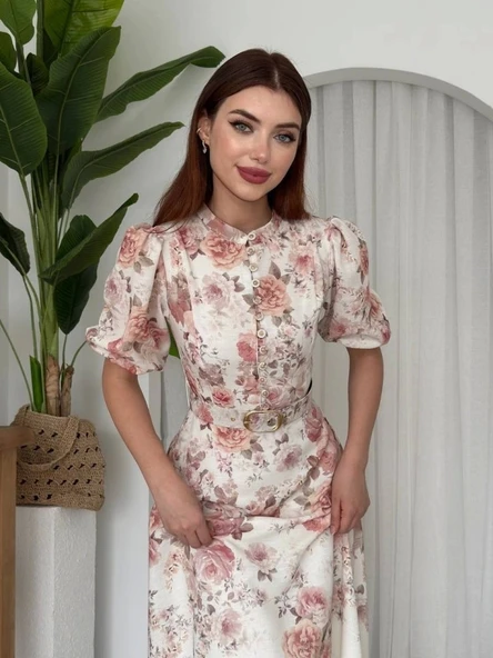 Mari Kemerli Elbise