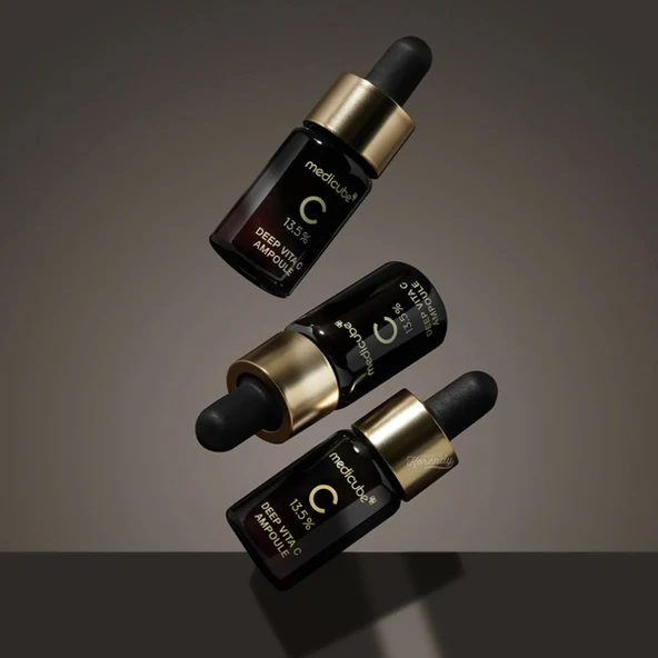 Medicube - Deep Vita C Ampoule (Koyu Leke ve İz Karşıtı Serumu) 3x10ml (GLOBALCARE) - Resim 2