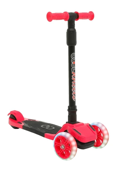 Cool Wheels Tulpar Katlanır Led Işıklı Çocuk Scooter Pembe FR59342