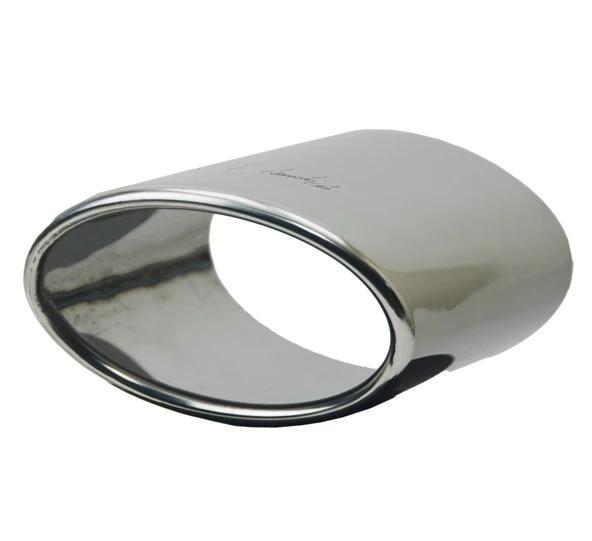 Egzoz Ucu Paslanmaz Krom Oval Universal - 5