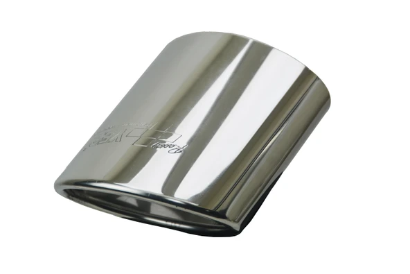 Egzoz Ucu Paslanmaz Krom Oval Universal - 3