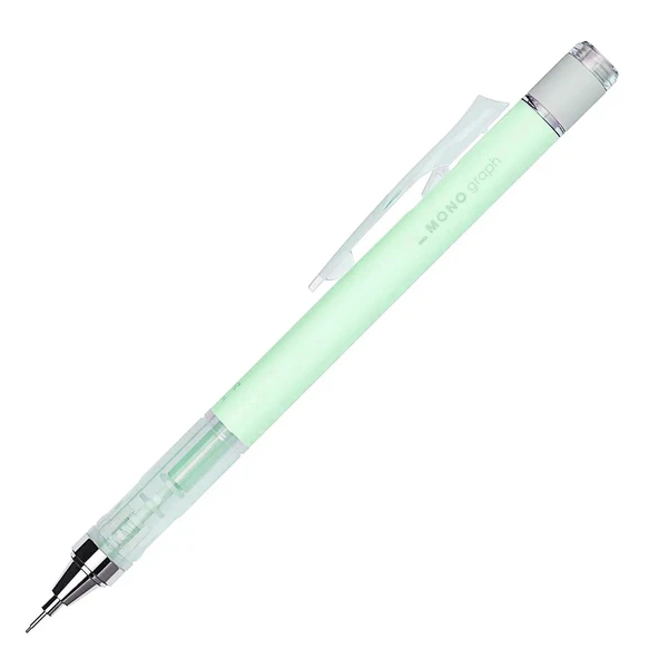 Tombow Mono Graph Mekanik Versatil Uçlu Kalem 0.7 Pastel Nane Yeşili (MG-64R7)