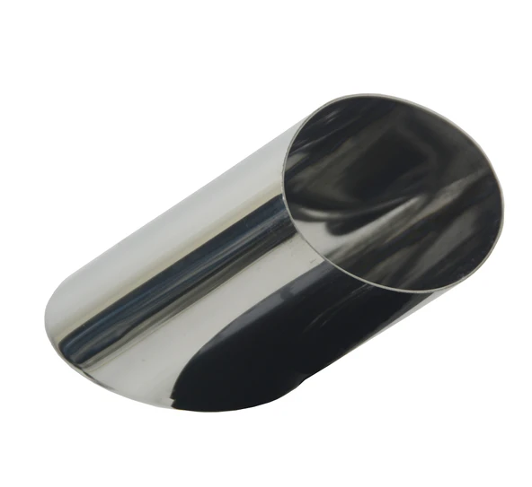 Egzoz Ucu Paslanmaz Krom Oval Universal - 4