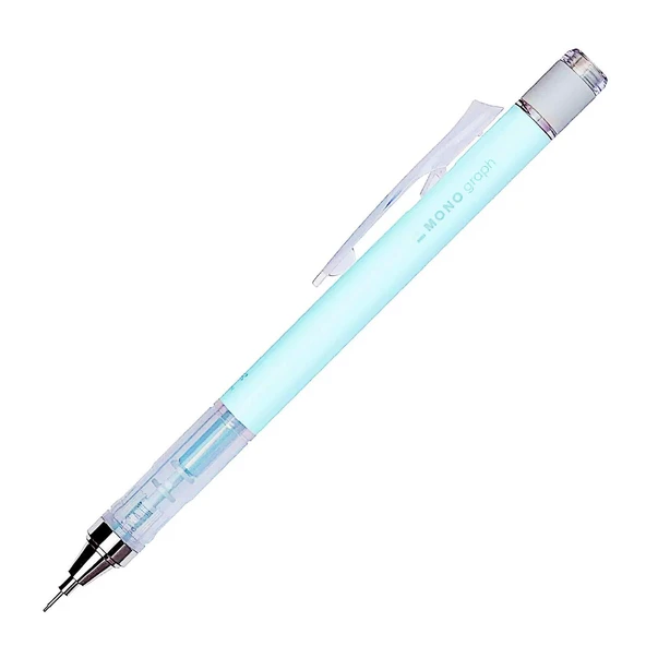Tombow Mono Graph Mekanik Versatil Uçlu Kalem 0.7 Pastel Buz Mavi (MG-44R7)
