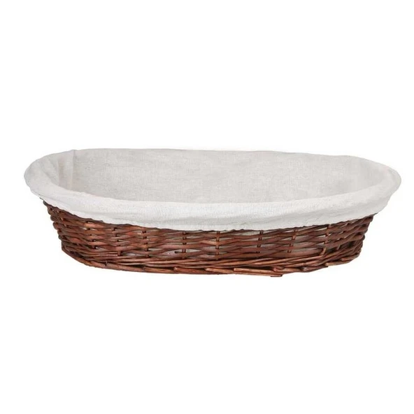 Hasır Ekmek Sepeti Oval Açık Büfe Sepeti Yılbaşı Sepeti Jumbo Boy 55 cm - 2
