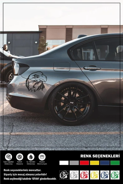 Ecce KIZGIN KARTAL STICKER 35 x 35 cm - 2