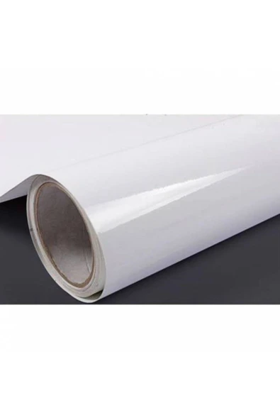 Ecce Parlak Beyaz Yapışkanlı Folyo  30 Cm  X 5 Mt - 4