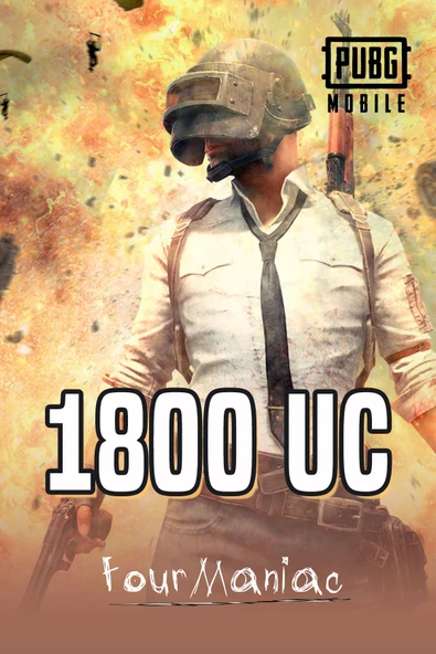 1800 UC Pubg Mobile E-Pin