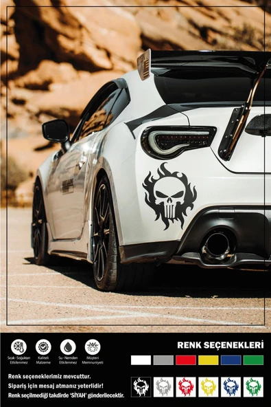 Ecce İSKELET STICKER 20 x 25 cm - Resim 2