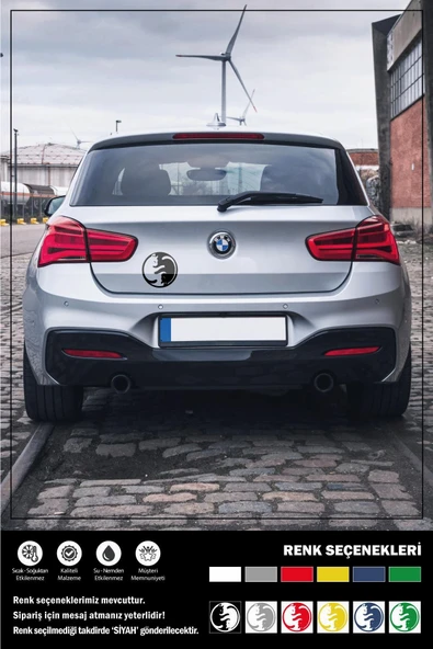 Ecce KEDİ YING YANG STICKER 30 x 30 cm - Resim 2