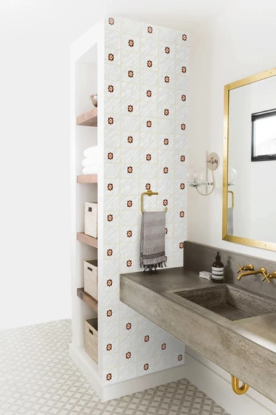 Ecce Desenli Kendinden Kendinden Yapışkanlı Kaplama Folyosu 45 CM X 2 MT DSN0098-2 - Resim 2