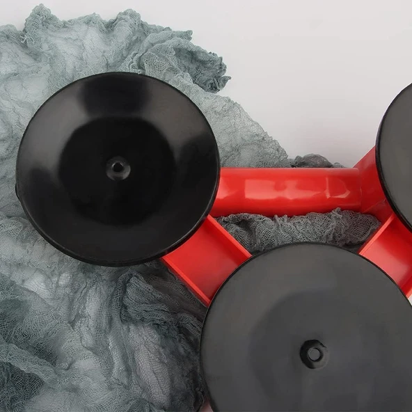 Üçlü Plastik Vantuz Vantus Cam Vakumlu Fayans Ahşap Tutucu Taşıma Araba Kaporta Göcük Çektirme 3'lü - 6