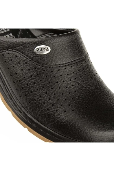 Muya Sabo 31020-001 Anatomik Taban Kadın Sabo Terlik Siyah 36-40 - 4