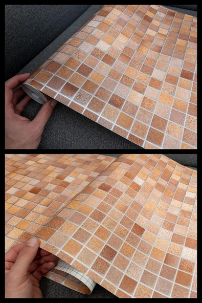 Ecce Desenli Kendinden Kendinden Yapışkanlı Kaplama Folyosu 45 Cm X 2 Mt Dsn0036-2 - 4