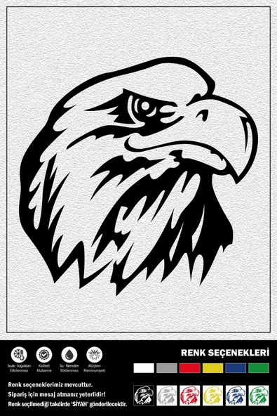 Ecce KIZGIN KARTAL STICKER 35 x 35 cm