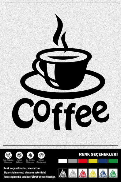 Ecce COFFEE STICKER 25 x 30 cm