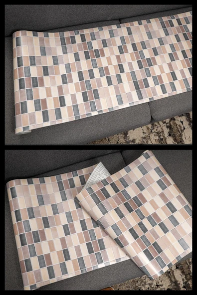 Ecce Desenli Kendinden Kendinden Yapışkanlı Kaplama Folyosu 45 Cm X 2 Mt Dsn0012-2 - Resim 4