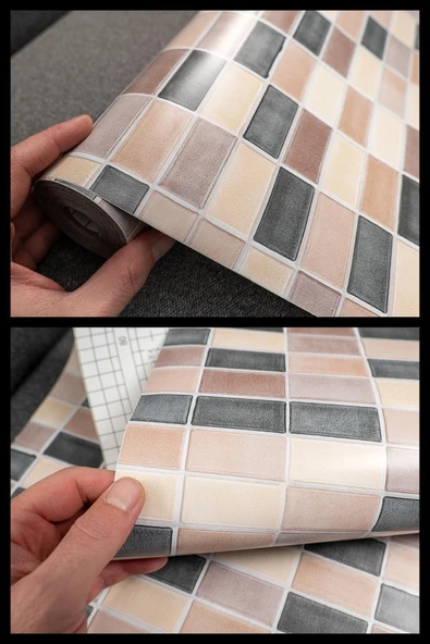 Ecce Desenli Kendinden Kendinden Yapışkanlı Kaplama Folyosu 45 Cm X 2 Mt Dsn0012-2 - Resim 3