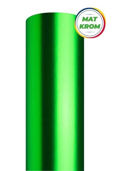 Ecce Mat Krom Yeşil Yapışkanlı Folyo 152 cm X 1 mt