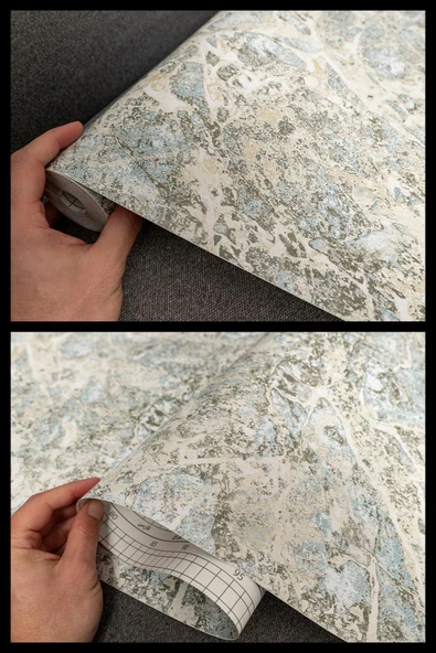 Ecce Desenli Kendinden Kendinden Yapışkanlı Kaplama Folyosu 45 Cm X 2 Mt Dsn0065-2 - 3