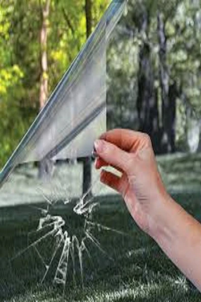 Ecce Şeffaf Güvenlik Cam Filmi Amerikan Çizilmez 75 Cm X 4 Metre - Resim 3