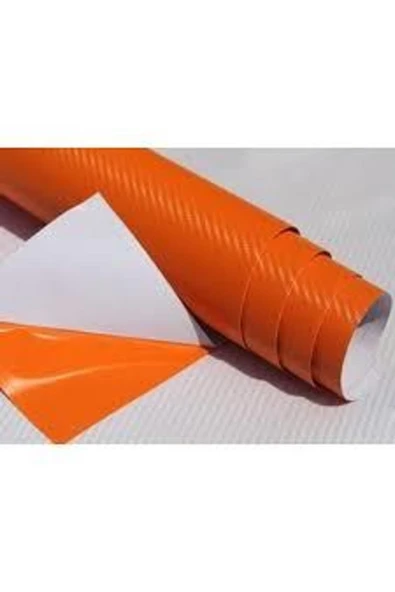 Ecce Turuncu Karbon Folyo Havakanallı 152 Cm X 1 Mt - Resim 2