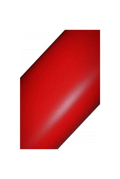 Ecce Mat Kırmızı Kendinden Yapışkanlı Kaplama Folyosu 61 Cm X 2 Mt