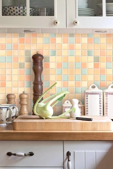 Ecce Desenli Kendinden Kendinden Yapışkanlı Kaplama Folyosu 67 Cm X 1 Metre - 2