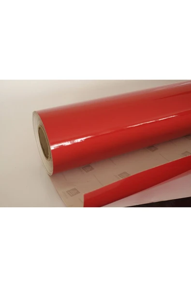 Ecce Parlak Kırmızı Kendinden Yapışkanlı Kaplama Folyosu 61 Cm X 4 Mt