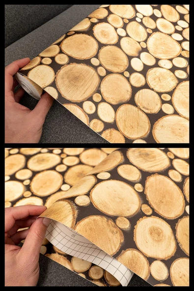 Ecce Desenli Kendinden Kendinden Yapışkanlı Kaplama Folyosu 45 Cm X 2 Mt Dsn0002-2 - Resim 4