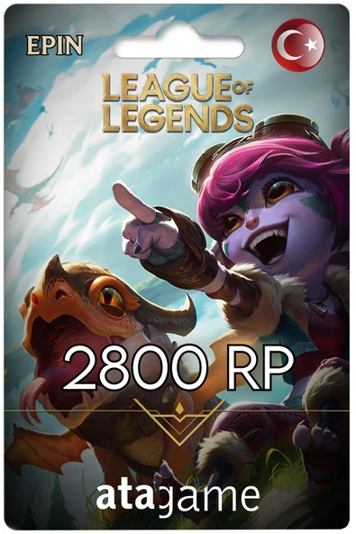 League of Legends 2800 RP TR