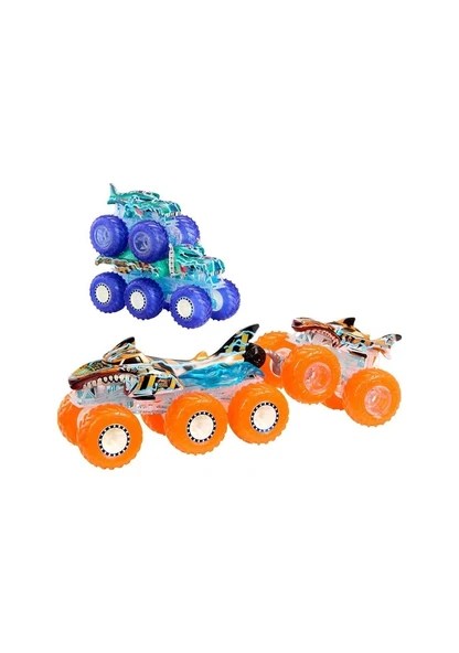 Hot Wheels Monster Trucks Power Smashers HYJ29 Lisanslı Ürün - Resim 3