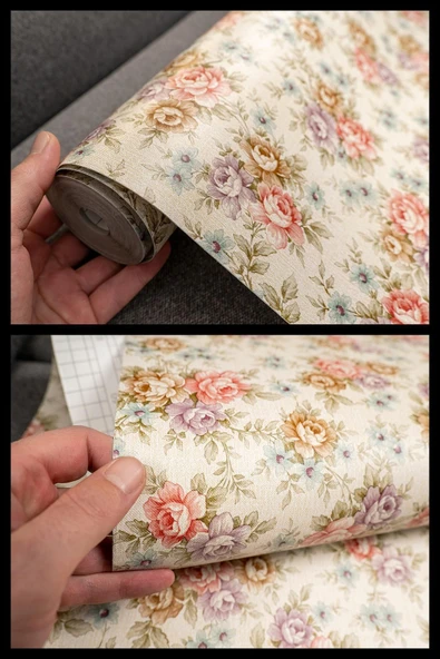 Ecce Desenli Kendinden Kendinden Yapışkanlı Kaplama Folyosu 45 Cm X 5 Mt Dsn0031-5 - Resim 4