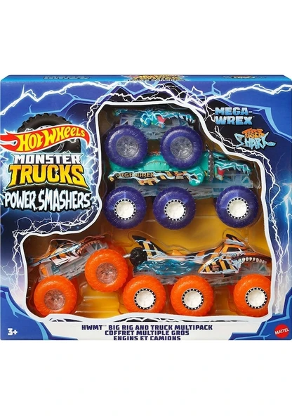 Hot Wheels Monster Trucks Power Smashers HYJ29 Lisanslı Ürün