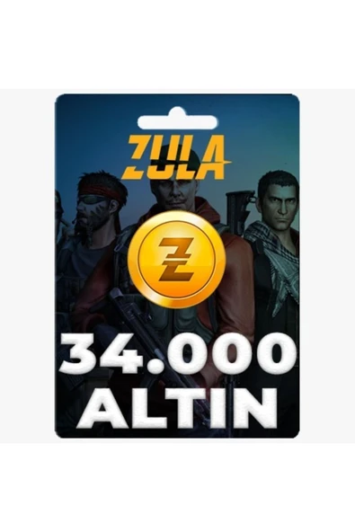 34.000 Zula Altın