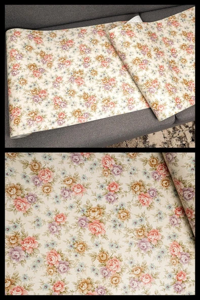 Ecce Desenli Kendinden Kendinden Yapışkanlı Kaplama Folyosu 45 Cm X 5 Mt Dsn0031-5 - Resim 3