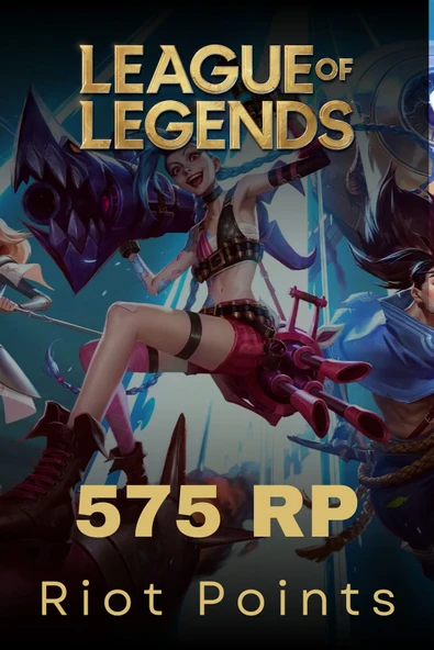 League Of Legends 575 Rp Riot Points