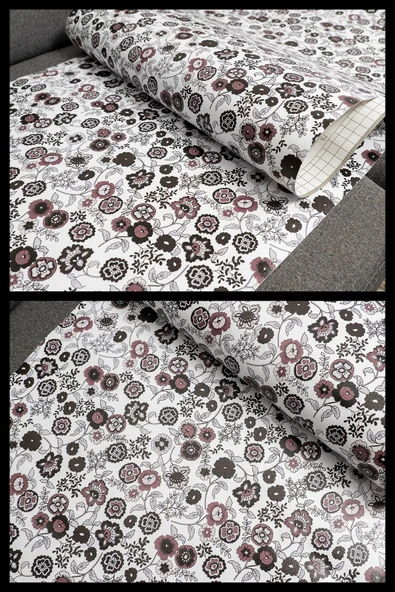 Ecce Desenli Kendinden Kendinden Yapışkanlı Kaplama Folyosu 45 Cm X 5 Mt Dsn0048-5 - Resim 2