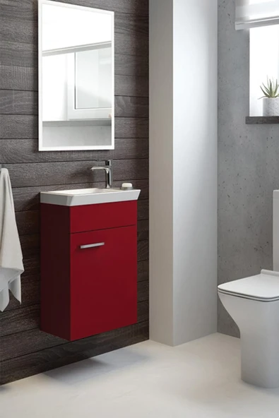 Ecce Mat Kırmızı Kendinden Yapışkanlı Kaplama Folyosu 122 Cm X 4 Mt - Resim 2