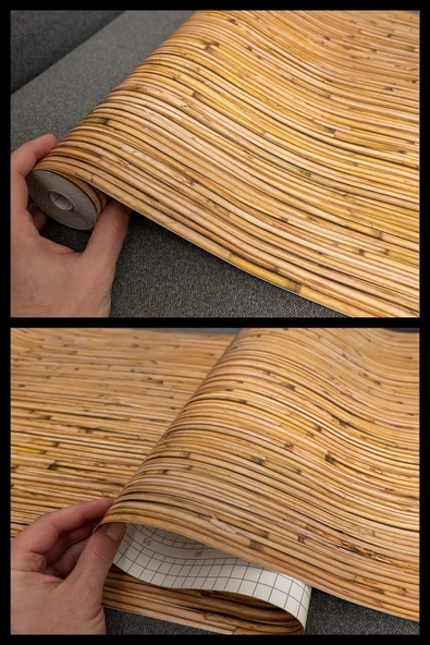 Ecce Desenli Kendinden Kendinden Yapışkanlı Kaplama Folyosu 67 CM X 5 METRE - Resim 3