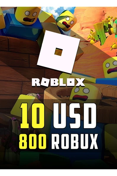 800 Robux 10 USD