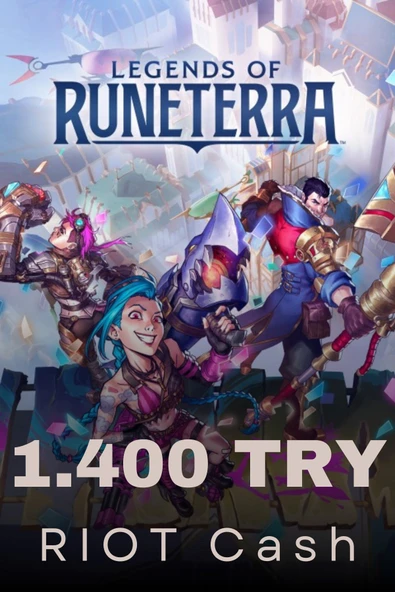 Legends Of Runeterra 1400 Try Rıot Cash